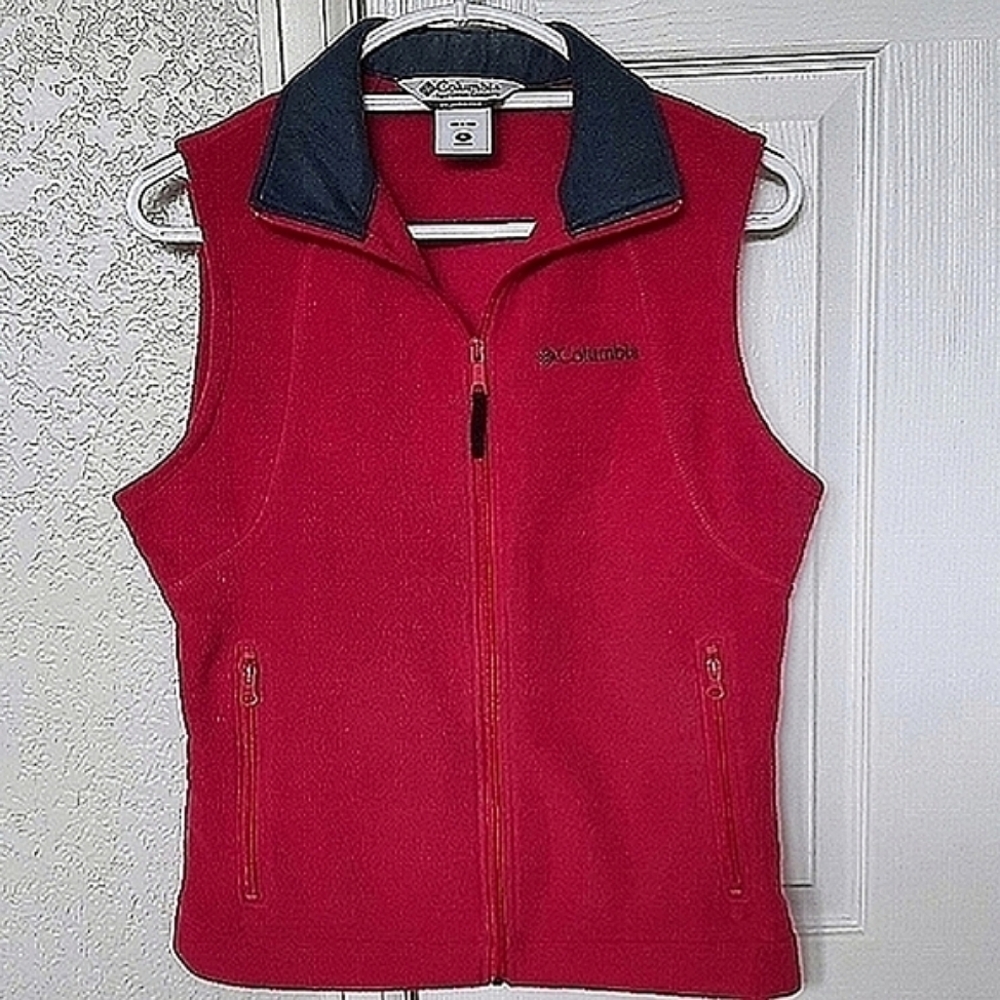 Women's COLUMBIA fleece vest SZ small